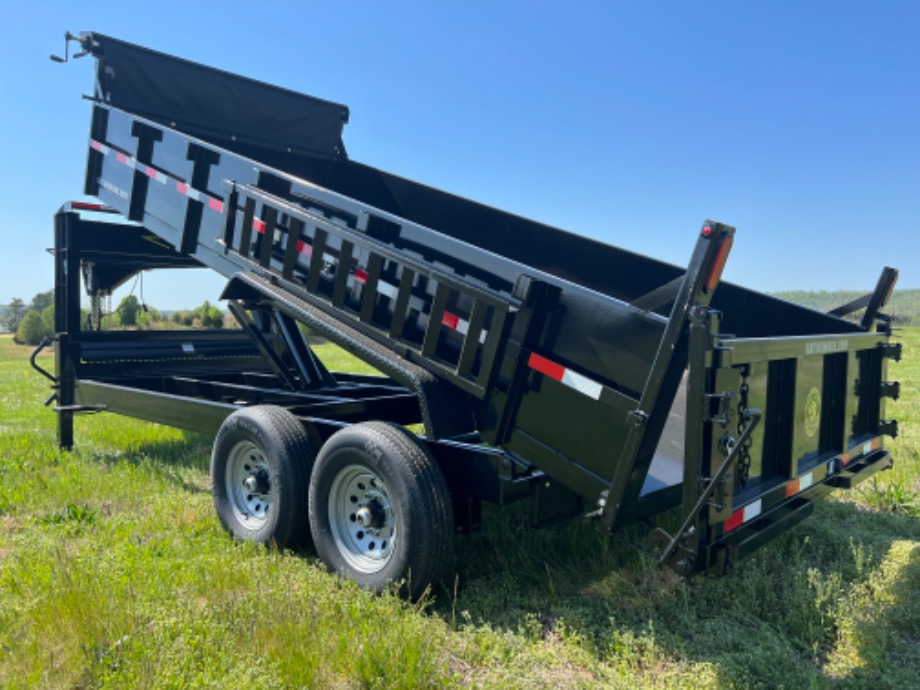 Gooseneck Dump Trailer For Sale | 16k. Tarp kit Loading ramps 7k Axles   Best Dump Trailer 