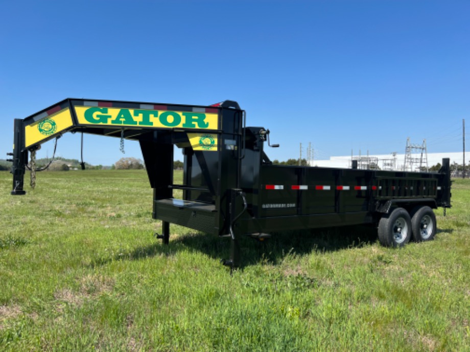 Gooseneck Dump Trailer For Sale | 16k. Tarp kit Loading ramps 7k Axles   Best Dump Trailer 