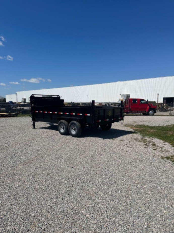 Gooseneck Dump Trailer For Sale | 16k. Tarp kit Loading ramps 7k Axles   Best Dump Trailer 