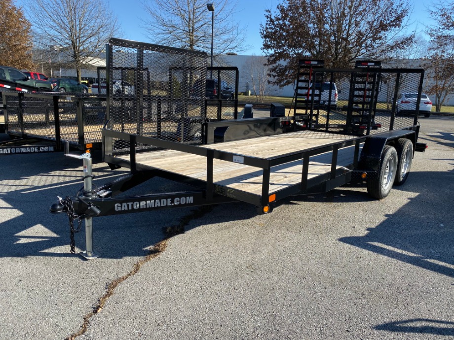 Utility Trailer With Side Gate 16ft Utility Trailers 