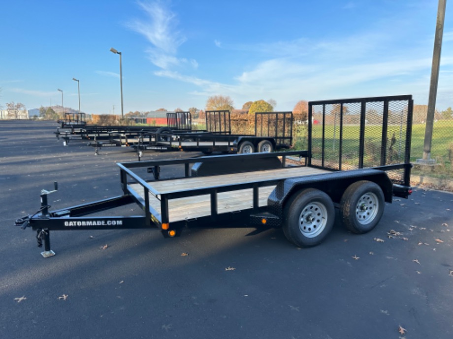 Utility trailer 12ft 7GVWR Spring Assist Gate Utility Trailers 