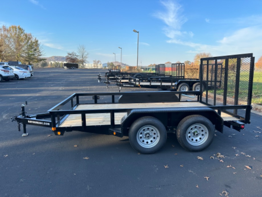 Utility trailer 12ft 7GVWR Spring Assist Gate Utility Trailers 