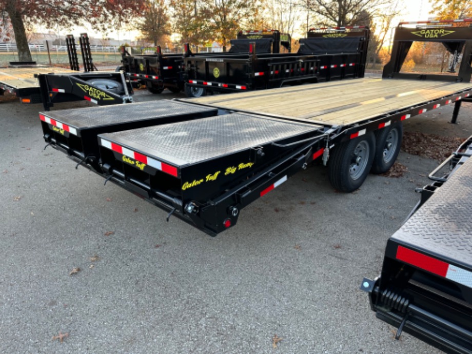 Gooseneck trailer 20+5  16K Wide Ramps Gooseneck Trailers 