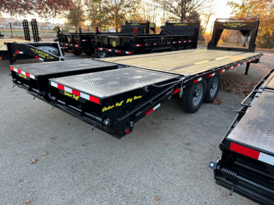 Gooseneck trailer 20+5  16K Wide Ramps Gooseneck Trailers 