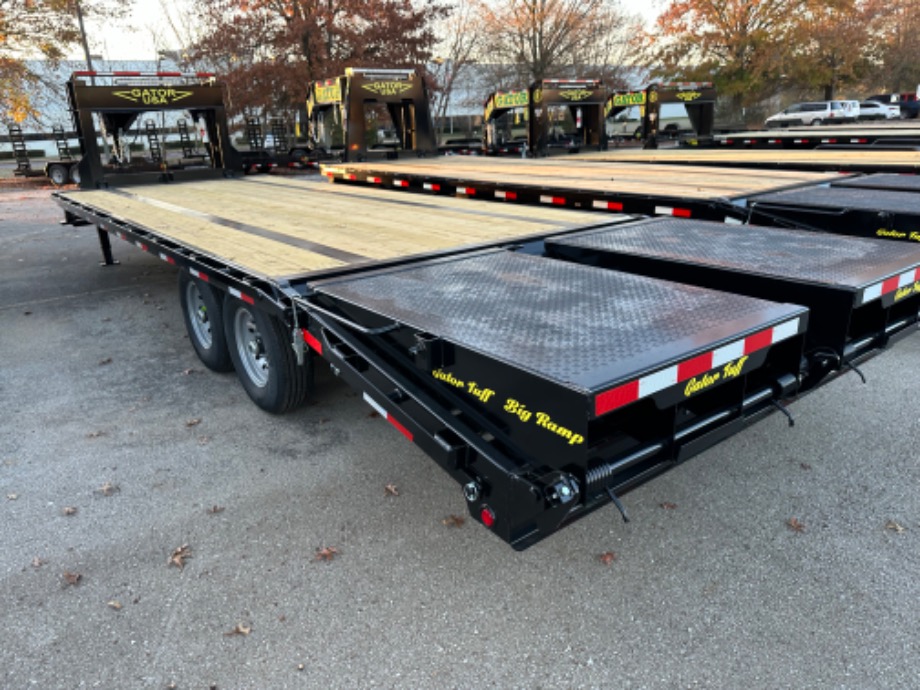 Gooseneck trailer 20+5  16K Wide Ramps Gooseneck Trailers 