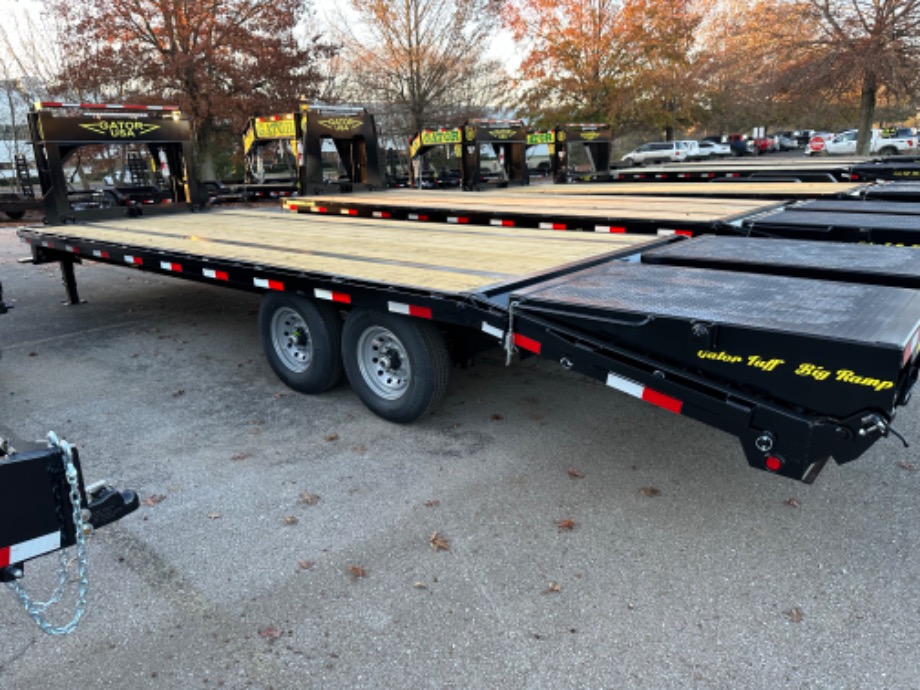 Gooseneck trailer 20+5  16K Wide Ramps Gooseneck Trailers 