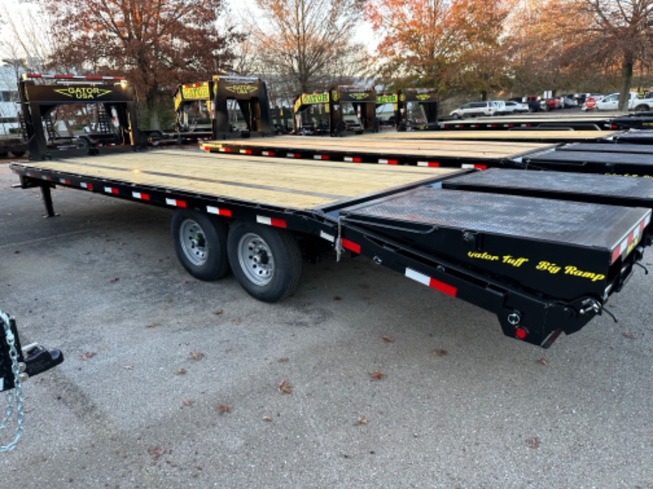 Gooseneck trailer 20+5  16K Wide Ramps Gooseneck Trailers 